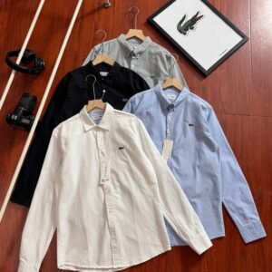 חולצה מכופתרת של לקוסט