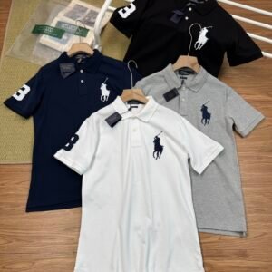 חולצה קצרה עם צווארון של פולו ראלף לורן